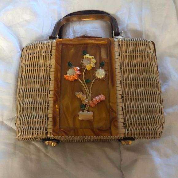 Tropical Handbags - Vintage Handmade bag with Intricate design